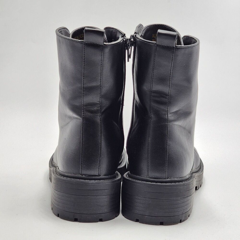 Madden Girl Alicee Black Mid-Calf Combat Boots Size 8.5 - Picture 6 of 10